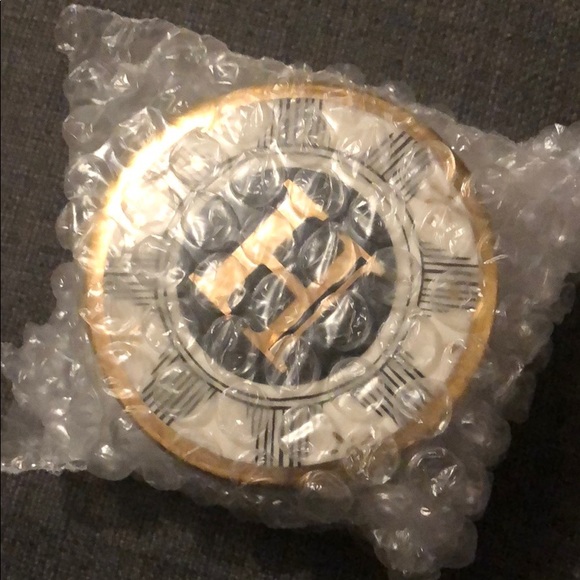 Anthropologie Lyra monogram trinket dish - Picture 4 of 8